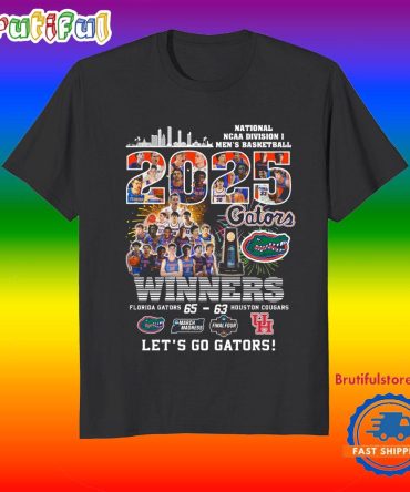 Florida Gators National Mcaa Division I Men'S Basketball 2025 Winner T Shirt