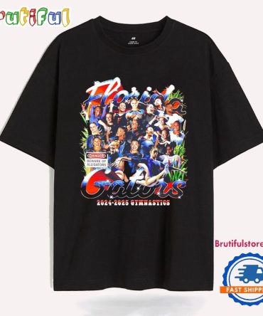 Florida Gators Women’S Gymnastics 2024 2025 Team Collage T Shirt