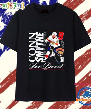 Florida Panthers 2025 Conn Smythe Winner Sam Bennett #9 Mvp T Shirt