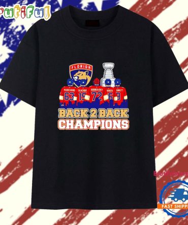 Florida Panthers Back 2 Back Champions T Shirt