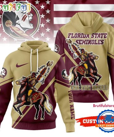 Florida State Seminoles 2025 Ncaa Duo Color Personalized Hoodie
