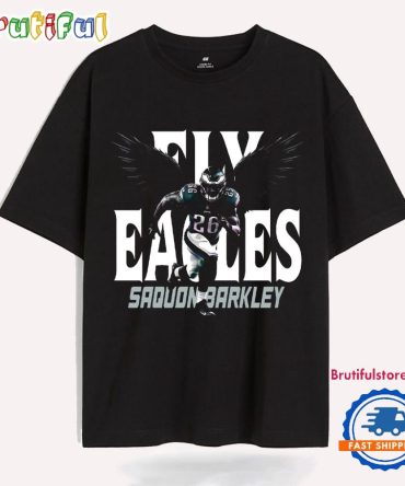 Fly Eagles Saquon Barkley 26 Philadelphia Eagles 2025 T Shirt