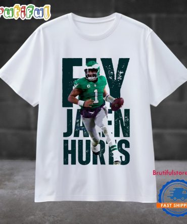 Fly Jalen Hurts Philadelphia Eagles Super Bowl Lix 2025 T Shirt