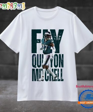 Fly Quinyon Mitchell Philadelphia Eagles Super Bowl Lix 2025 T Shirt