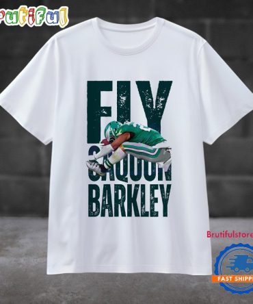 Fly Saquon Barkley Philadelphia Eagles Super Bowl Lix 2025 T Shirt