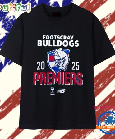 Footscray Bulldogs Premiers 2025 T Shirt