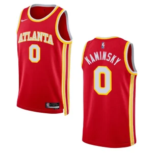 Atlanta Hawks Frank Kaminsky 2022-23 Icon Edition Red Swingman Jersey - Alzaintravels