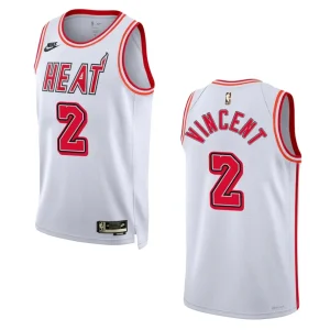 Miami Heat 2022-23 Classic Edition Gabe Vincent White Jersey 35th Anniversary - Alzaintravels