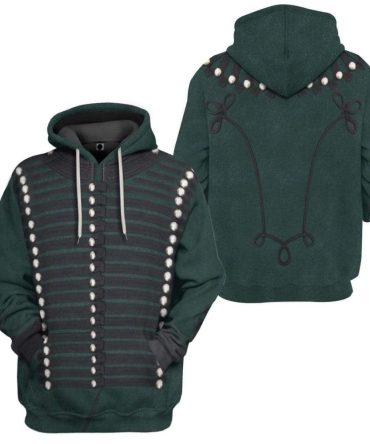 Historical Hoodie 95Th Rifles Uniform Costume 3D Green Hoodie Apparel Adult