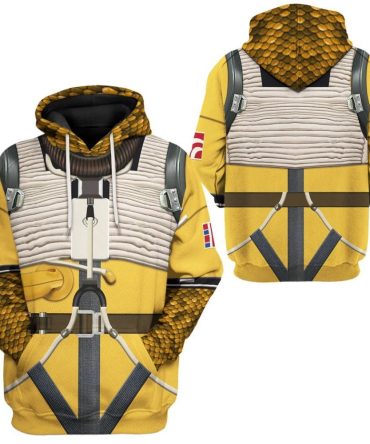 Sw T-Shirt Sw Bossk Costume 3D Yellow T-Shirt Sw Hoodie