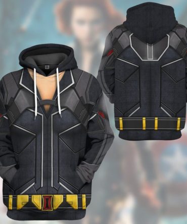 Mv T-Shirt Black Widow Costume Black Red Yellow Shirt Hoodie Mv Hoodie