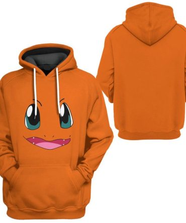 Pkm Hoodie Charizard Pkm Cosplay T-Shirt Orange Unisex Adults New Release