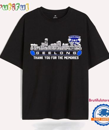 Geelong Football Player Name Thank You For The Memories T Shirt