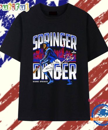 George Springer Toronto Blue Jays Springer Dinger Skyline T Shirt