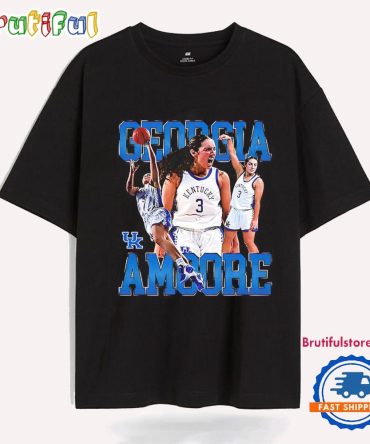 Georgia Amoore Picture Collage Scream Kentucky Women’S Basketball T Shirt