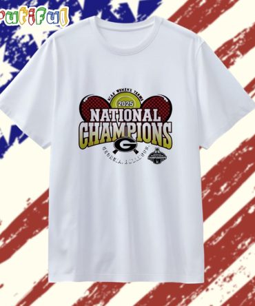 Georgia Bulldogs 2025 Ncaa Tennis National Champions T Shirt