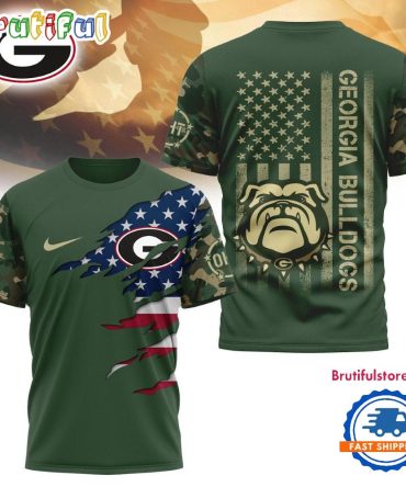 Georgia Bulldogs 2025 Ncaa Veteran Limited 3D Shirt