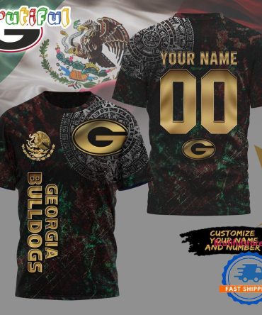 Georgia Bulldogs Mexican Heritage New Unisex 3D Shirt