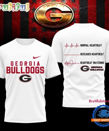 Georgia Bulldogs Ncaa Heartbeat Unisex 3D Shirt