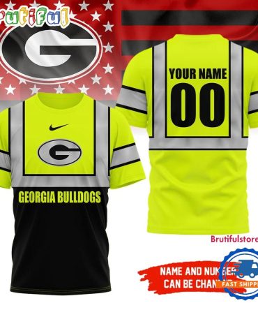 Georgia Bulldogs Ncaa Hi Vis Safety Unisex 3D Shirt