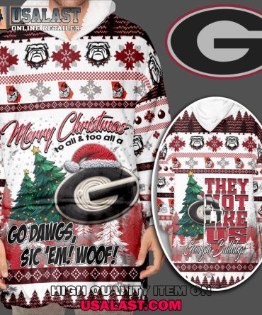 Hot Georgia Bulldogs Ncaa Premim Blanket Hoodie