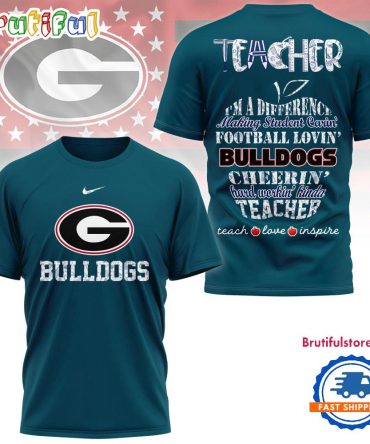 Georgia Bulldogs Teacher Pride 2025 Unisex 3D Shirt