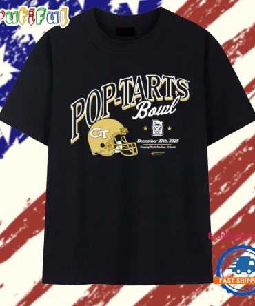 Georgia Tech Yellow Jackets 2025 Pop-Tarts Bowl Helmet T Shirt