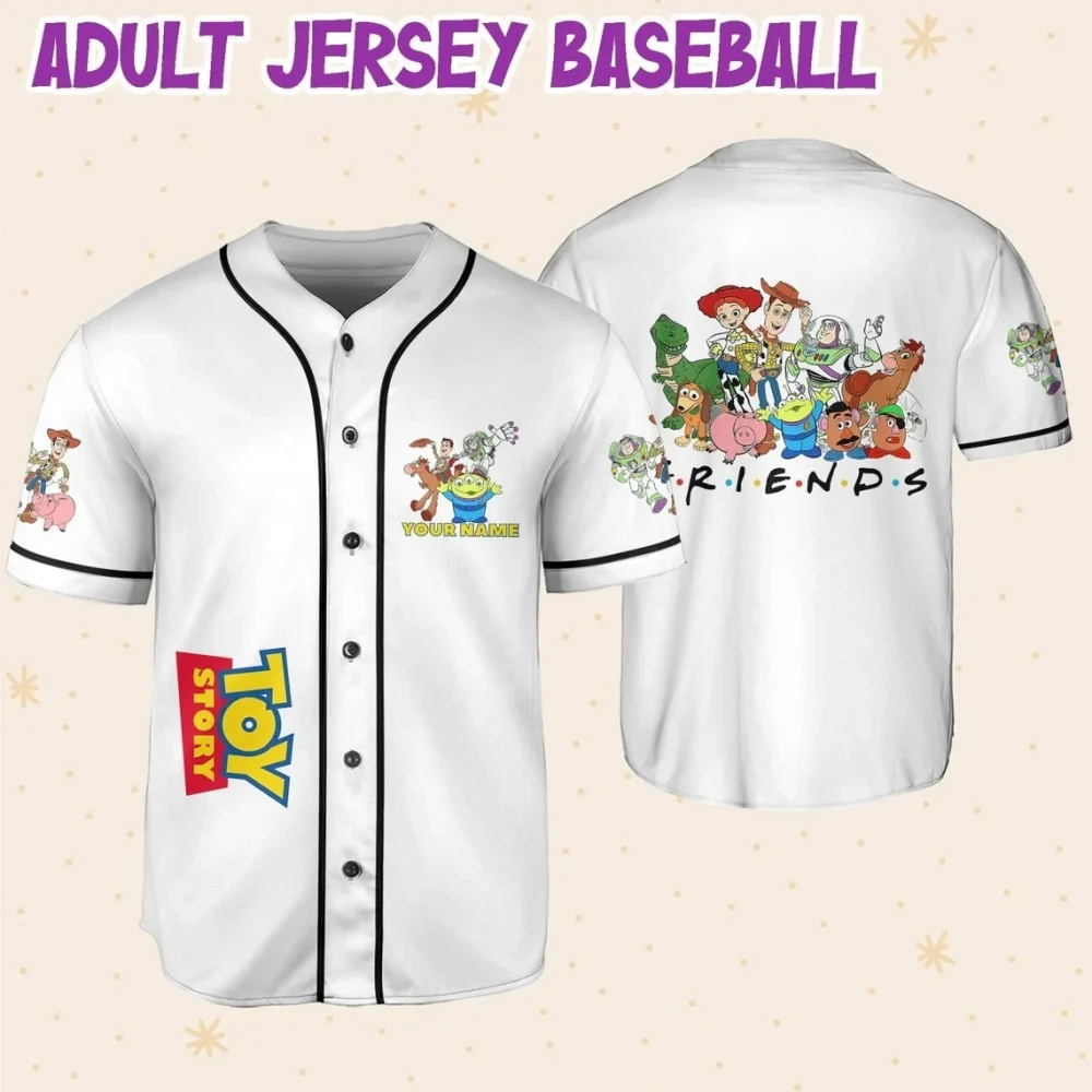 Custom Toy Story Baseball Jersey For Kids/Adults - Add Name & Number! - Image 6