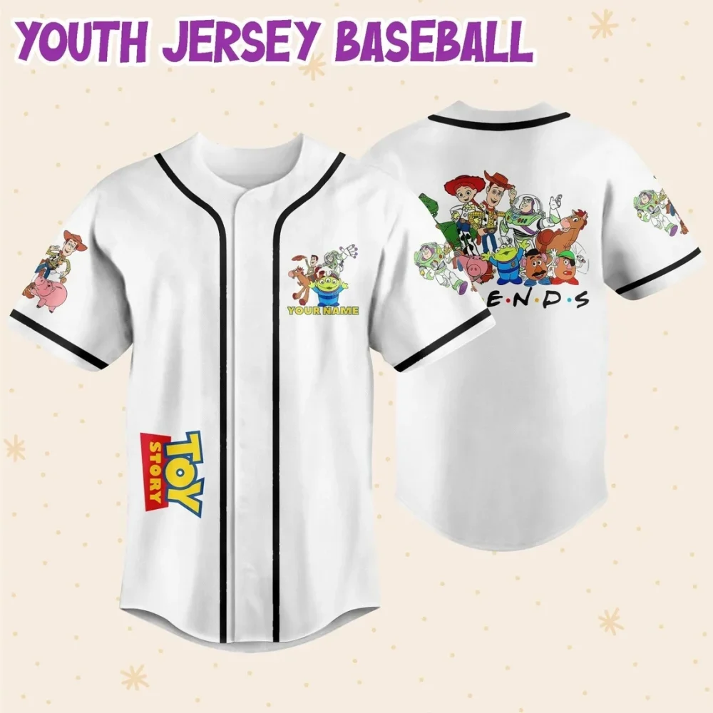Custom Toy Story Baseball Jersey For Kids/Adults - Add Name & Number! - Image 7