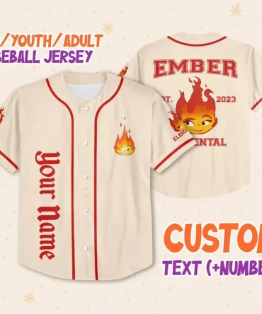 Customizable Baseball Jersey For Kids/Youth/Adults - Personalized Name & Number