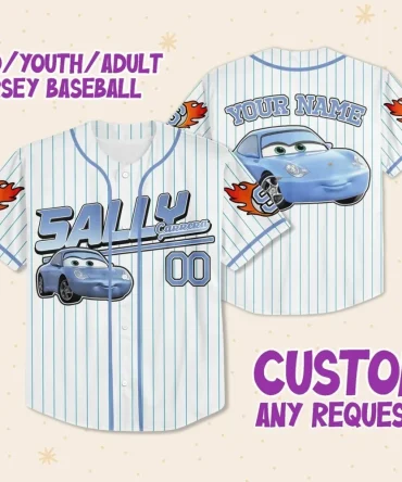 Customizable Sally Baseball Jersey For Kids/Youth/Adults – Add Your Name!
