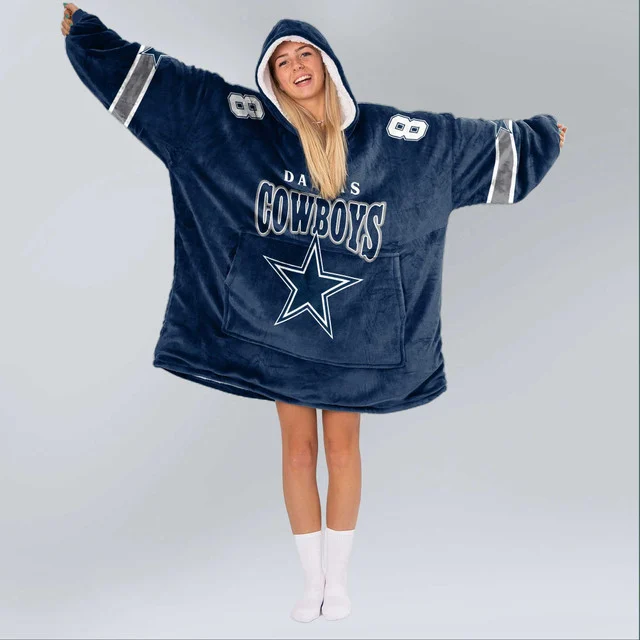 Ceedee Lamb Dallas Cowboys Blanket Hoodie - Image 2