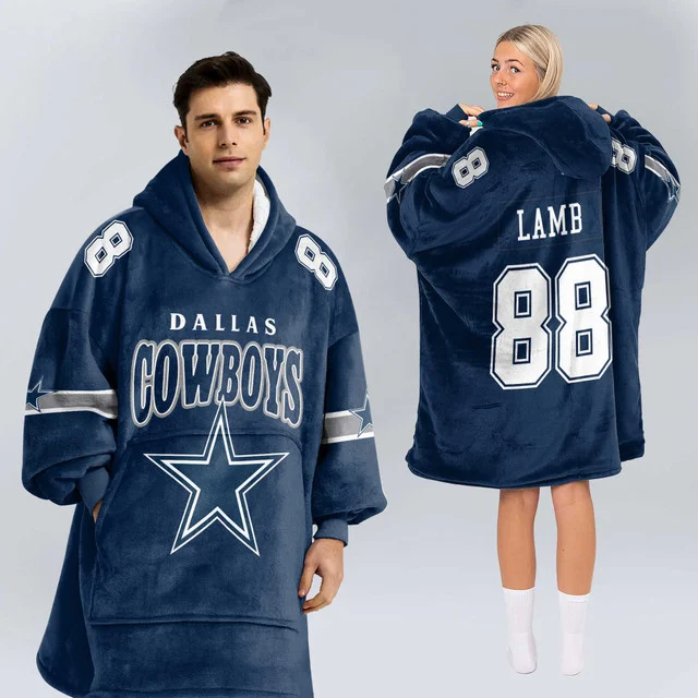 Ceedee Lamb Dallas Cowboys Blanket Hoodie