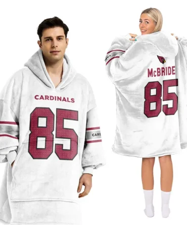 85 Mcbride Arizona Cardinals Football Unisex Blanket Hoodie