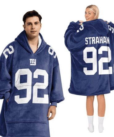 92 New York G Football Unisex Blanket Hoodie