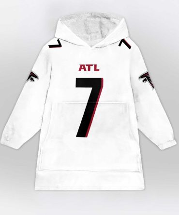 B.R 7 Atlanta Football Unisex Blanket Hoodie