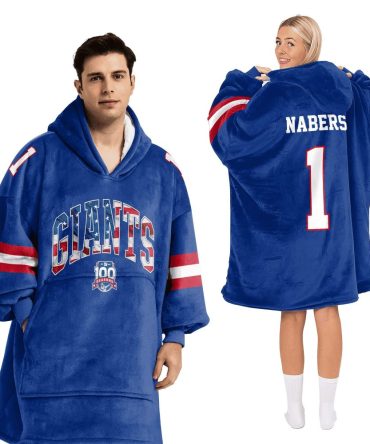 Mn 1 New York G Football Unisex Blanket Hoodie