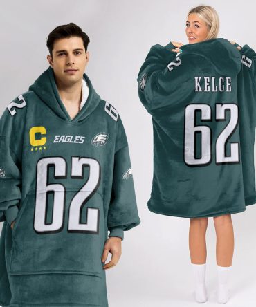 Captain 62 Philadelphia Football Unisex Blanket Hoodie