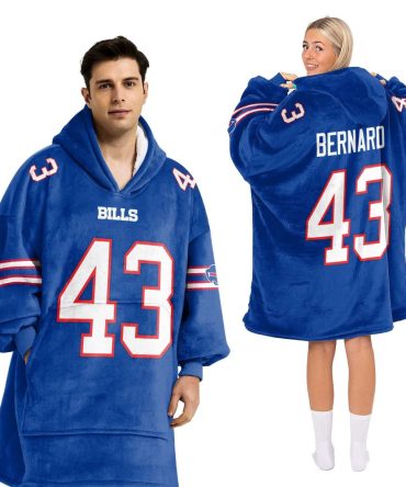 Buffalo Football 43 Unisex Blanket Hoodie