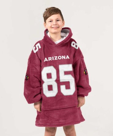 Kid 85 Arizona Football Unisex Blanket Hoodie