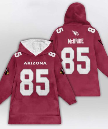 Adult 85 Arizona Football Unisex Blanket Hoodie