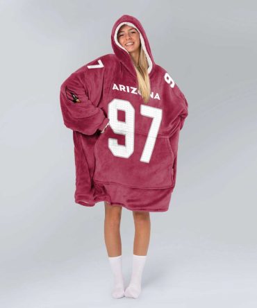 Adult 97 Arizona Football Unisex Blanket Hoodie