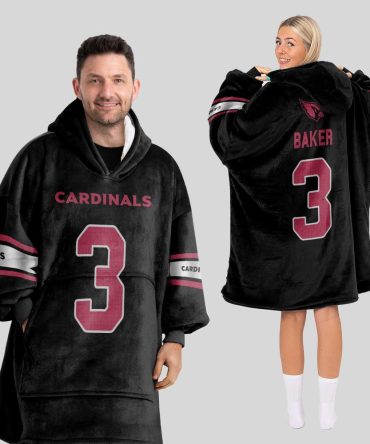 Adult 3 Arizona Football Unisex Blanket Hoodie