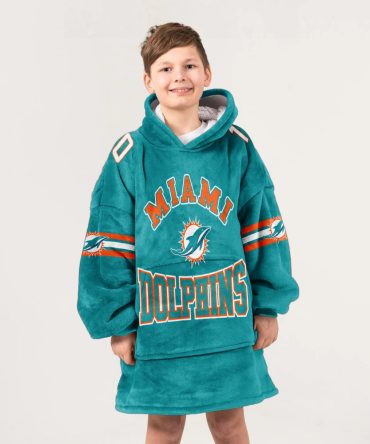 Kid 10 Miami Football Unisex Blanket Hoodie