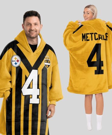 D.M 4 Pittsburgh Football Unisex Blanket Hoodie