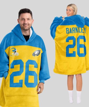 #26 Philadelphia Football Unisex Blanket Hoodie