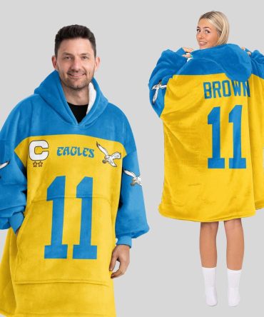 Captain 11 Philadelphia Football Unisex Blanket Hoodie