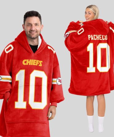 10 Kansas City Football Unisex Blanket Hoodie