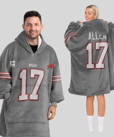 Buffalo Football 17 Unisex Blanket Hoodie