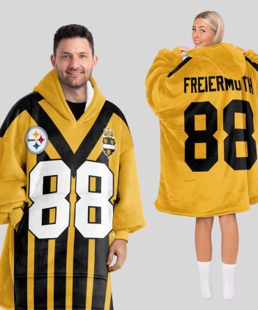 88 Pittsburgh Football Unisex Blanket Hoodie